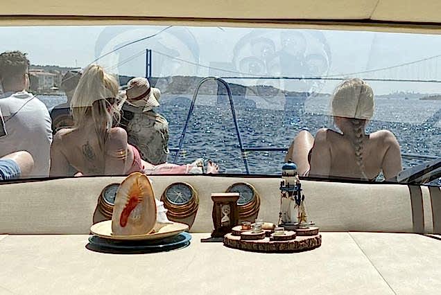 private yacht swimming tour Istanbul