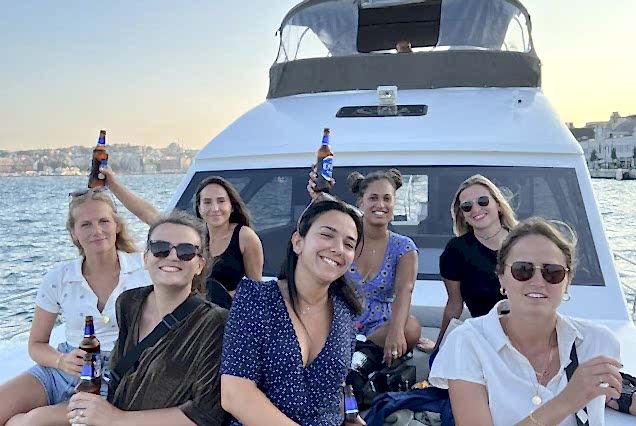 private yacht swimming tour Istanbul