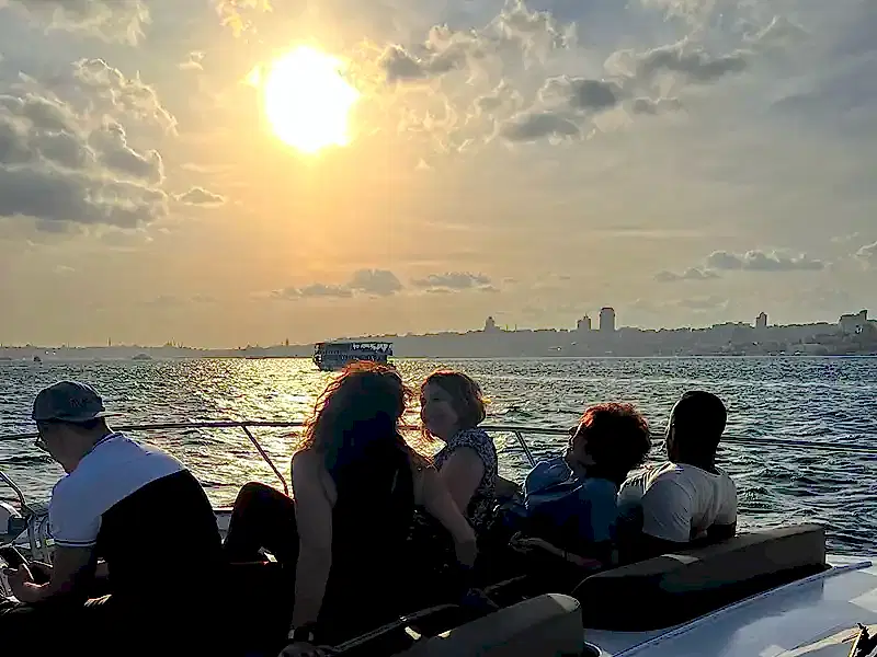 Romantic Istanbul Bosphorus Sunset Cruise Couples